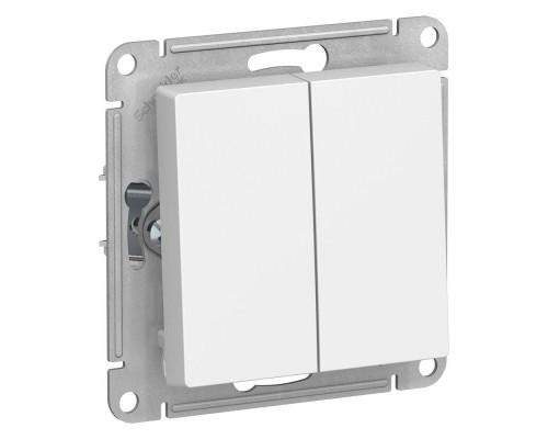 Выключатель 2-кл. СП AtlasDesign 10А IP20 (сх. 5) 10AX механизм бел. SE ATN000151
