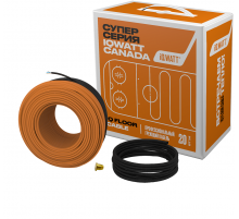 Кабель нагревательный IQWatt 50 м, 1000 Вт электрический теплый пол IQ-Floor-cable-50