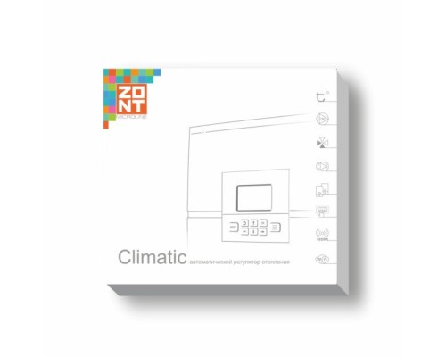 Блок управления ZONT Climatic 1.3 контроллер GSM и Wi-Fi управление системой отопления, ML00004486