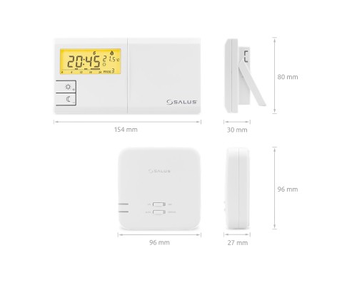 Salus Терморегулятор 091FLRF беспроводной, программируемый