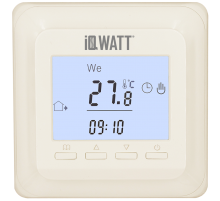 Терморегулятор IQ Watt Thermostat P кремовый