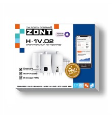 Терморегулятор ZONT H-1V.02 GSM и Wi-Fi для газовых и электрических котлов, ML00005454