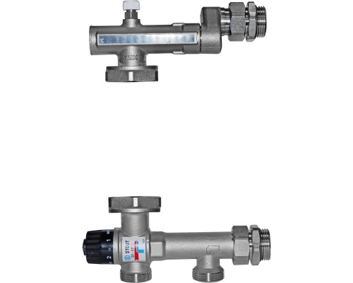 STOUT Насосно-смесительный узел с термостатическим клапаном 20-55°C, без насоса, SDG-0120-005010