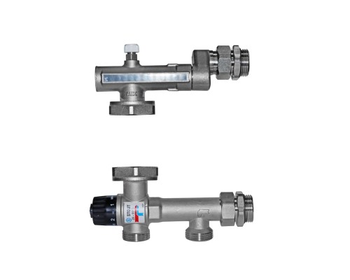 STOUT Насосно-смесительный узел с термостатическим клапаном 20-55°C, без насоса, SDG-0120-005010