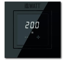 IQ Watt THERMOSTAT D black (черный) электронный терморегулятор для теплого пола