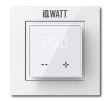 IQ Watt THERMOSTAT D white (белый) электронный терморегулятор для теплого пола