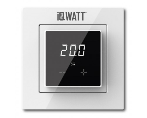 IQ Watt THERMOSTAT D black/white (черный/белый) электронный терморегулятор для теплого пола IQ Watt THERMOSTAT D black/white (черный/белый) электронный терморегулятор для теплого пола
