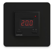 Терморегулятор для электрообогревателей Welrok vt черный