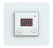 Терморегулятор для электрообогревателей Welrok vt белый