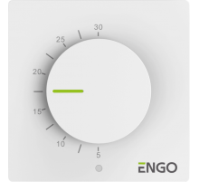 Терморегулятор, ENGO, непрограммируемый, 230 В, белый