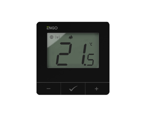 ENGO Умный терморегулятор ZigBee/868 МГц 2хАА черный