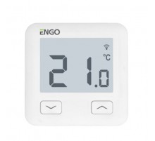 SALUS CONTROLS Терморегулятор ENGO проводной программируемый встраиваемый с возможностью подключения выносного датчика и к WI-FI белый (ст.арт. E10W230WiFi)