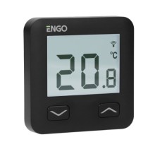 SALUS CONTROLS Электронный программируемый терморегулятор ENGO управляемый через интернет Wi-Fi черный (ст.арт. E10B230WiFi)