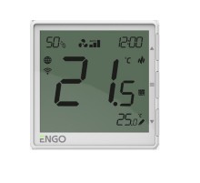 SALUS CONTROLS Терморегулятор ENGO программируемый проводной белый (ст.арт. EFANW24WIFI)