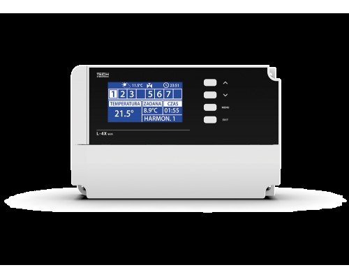 Tech ST-L-4X WiFi (8 зон) контроллер, теплый пол, радиаторы, Wi-Fi Tech ST-L-4X WiFi (8 зон) контроллер, теплый пол, радиаторы, Wi-Fi