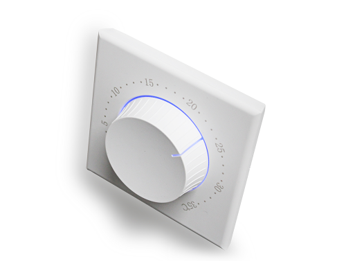 Kiptover JZS100 механический треморегулятор комнатный 3А, Белый